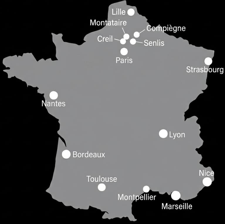 Carte de France Jarvis Connect